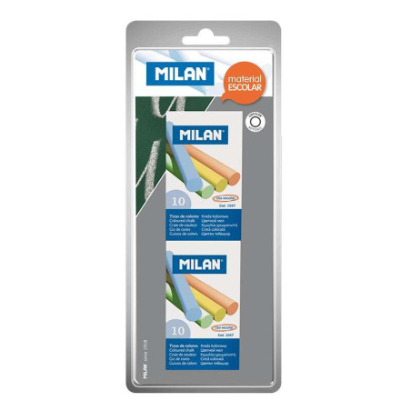 Milan Pack de 2 Cajas de 10 Tizas Varios