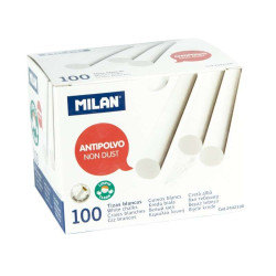 Milan Pack de 100 Tizas Blanco