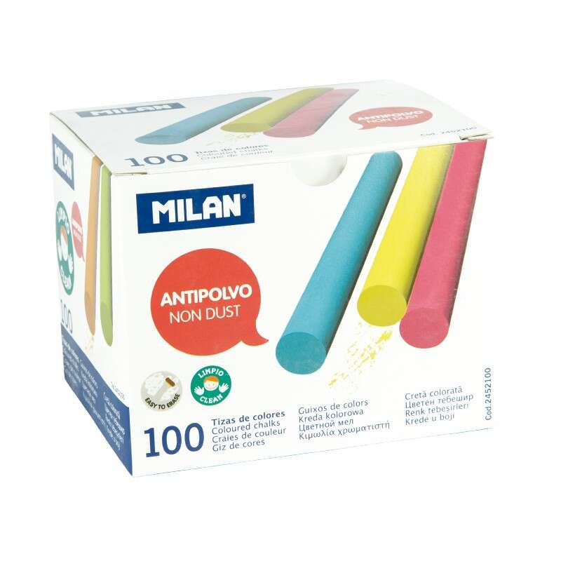 Milan Pack de 100 Tizas Surtido