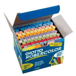 Giotto Robercolor Pack de 100 Tizas Redondas de Colores