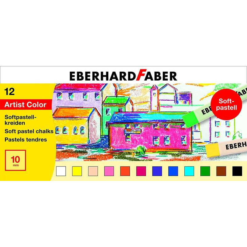 Staedtler 2430 Pack de 12 Tizas Pastel Suave