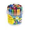 Jovi Felt Pens Bote de 48 Rotuladores Jumbo Surtido Punta de 3mm - Tinta de Gran Fijacion