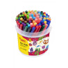 Jovi Felt Pens Bote de 96 Rotuladores Surtido Amplia Variedad de Tonos - Tinta de Gran Fijacion