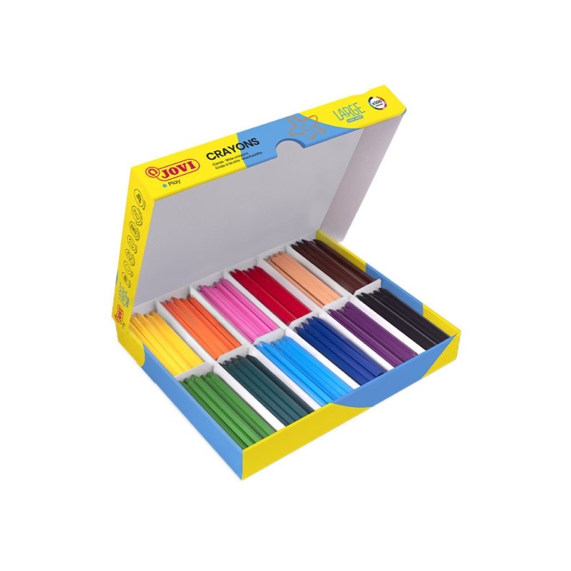 Jovi Large Easy Grip Caja de 300 Ceras Plasticas Hexagonales