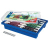 Staedtler Noris Colour 185 Contenedor de Plastico Rigido con 288 Lapices Hexagonales de Colores + 6 Sacapuntas de Regalo