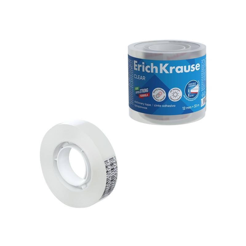 ErichKrause Clear Cinta Adhesiva (4u.)