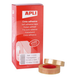 Apli Cinta Adhesiva 12mm x 33m (12u.)