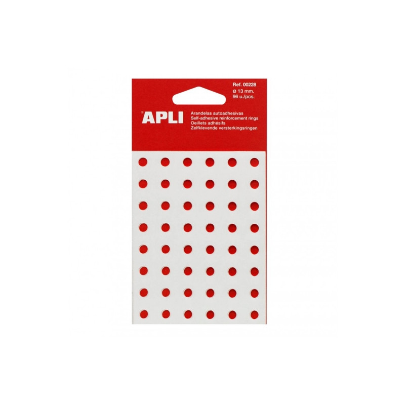 Apli Pack con 96 Arandelas de Refuerzo Ø 13mm
