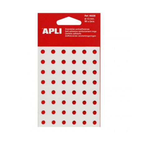 Apli Pack con 96 Arandelas de Refuerzo Ø 13mm