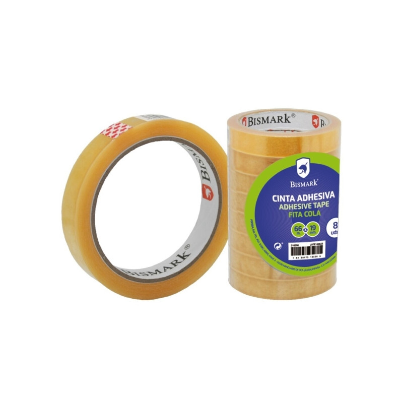 Bismark Cinta Adhesiva 19mm x 66m (8u.)