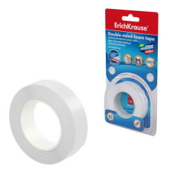 ErichKrause Cinta Adhesiva de Espuma Doble Cara 15mmx1mmx2m