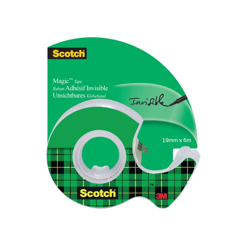 Scotch Magic Cinta Adhesiva Invisible 19mm x 6m