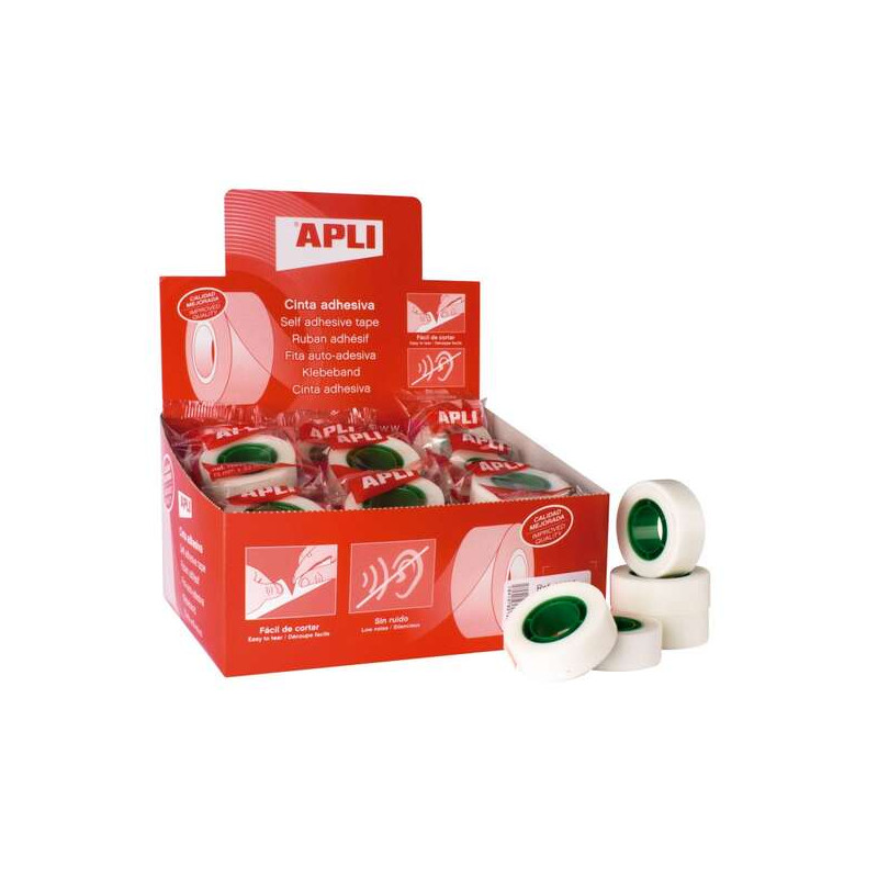 Apli Cinta Adhesiva Invisible 19mmx33m (35u.)