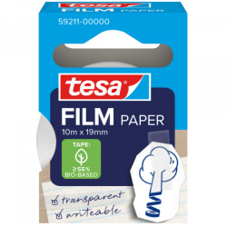 Tesa Paper Pack de 1 Cinta Adhesiva de Papel 19mm x 10 Metros