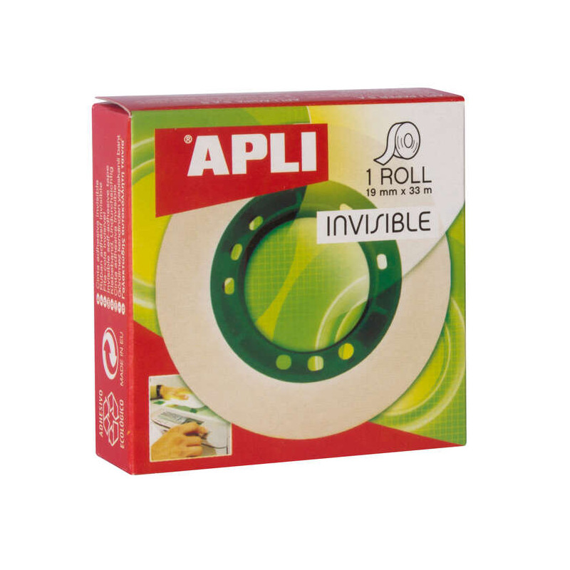 Apli Cinta Adhesiva Invisible 19mm x 33m