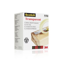 Scotch 550 Pack de 8 Cintas Adhesivas 19mm x 66m