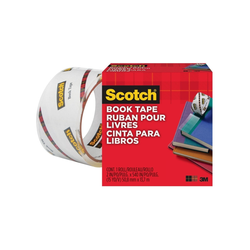 Scotch Cinta Adhesiva para Reparacion de Libros