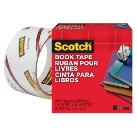 Scotch Cinta Adhesiva para Reparacion de Libros