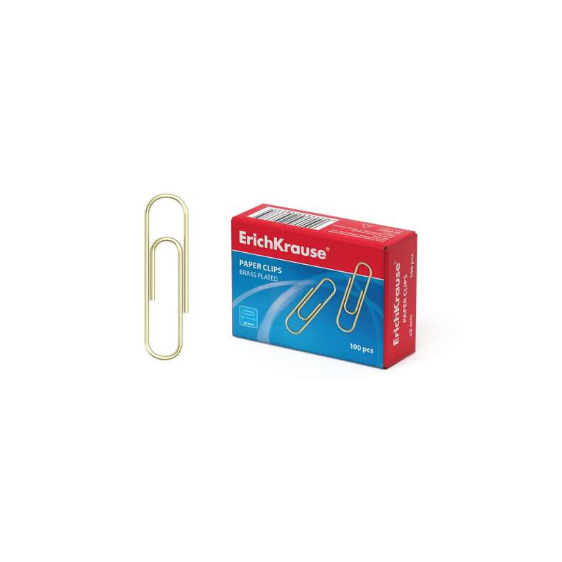 ErichKrause Clips con Recubrimiento de Cobre