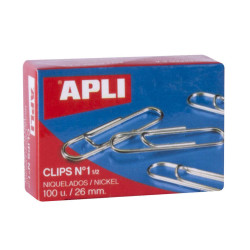 Apli Clips Alambre Nº 1½ (26mm)