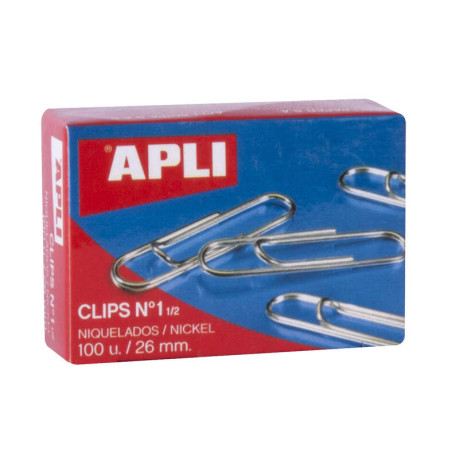 Apli Clips Alambre Nº 1½ (26mm)
