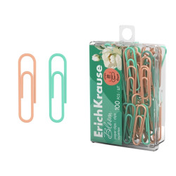 ErichKrause Pastel Bloom Pack de 100 Clips Recubiertos