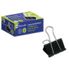 Bismark Pack de 12 Pinzas Sujetapapeles Metalicas de 25mm