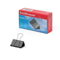 ErichKrause Pinzas para Papeles Negro