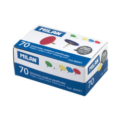 Milan Pack de 70 Chinchetas Metalicas