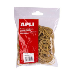 Apli Bolsa de Gomas Elasticas Ø 80x2mm 100grs