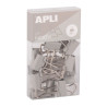 Apli Up North Pack con 15 Pinzas de Metal 19mm