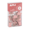 Apli Up North Pack con 15 Pinzas de Metal 19mm