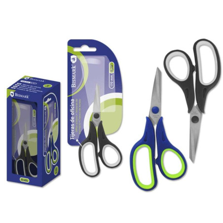 Bismark Tijeras de Oficina Acero Inoxidable 17cm (8u.)