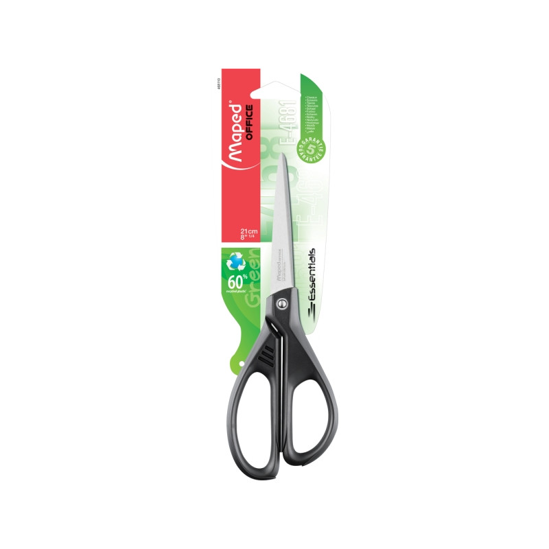 Maped Essentials Tijeras de Acero Inoxidable 21cm Asimetricas