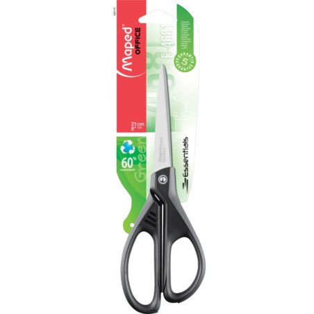 Maped Essentials Tijeras de Acero Inoxidable 21cm Asimetricas