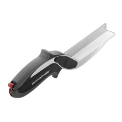 InnovaGoods Cuchillo Tipo Tijera con Mini Tabla de Cortar Integrada
