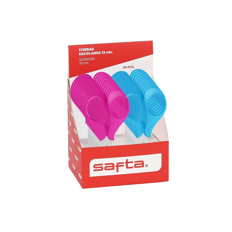 Safta Expositor con 20 Tijeras de 13cm