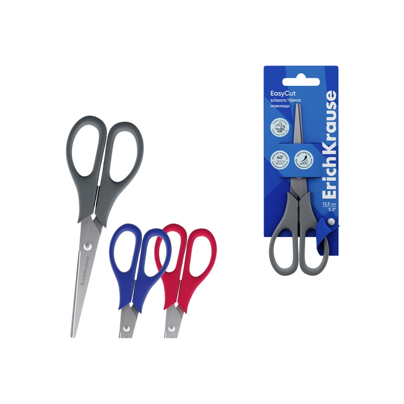 ErichKrause EasyCut Tijeras de 13.5cm