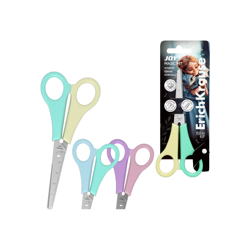ErichKrause JOY Magic Pet Tijeras de 13.5cm