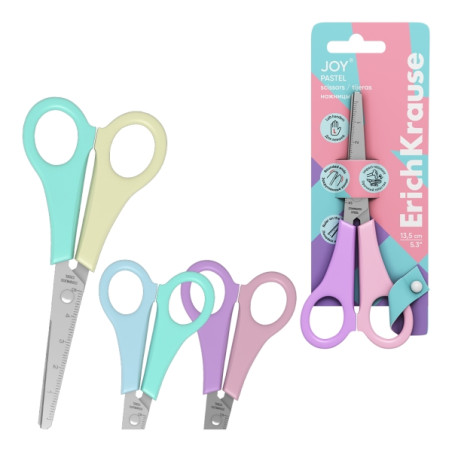 ErichKrause JOY Pastel Tijeras de 13.5cm para Zurdos