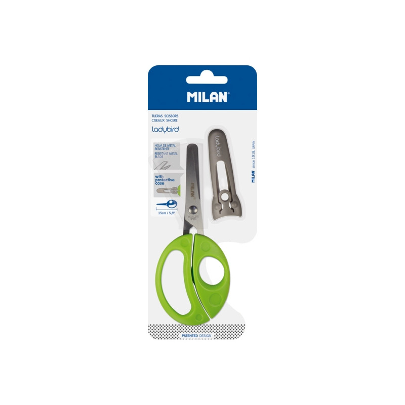 Milan Ladybird Tijeras con Funda