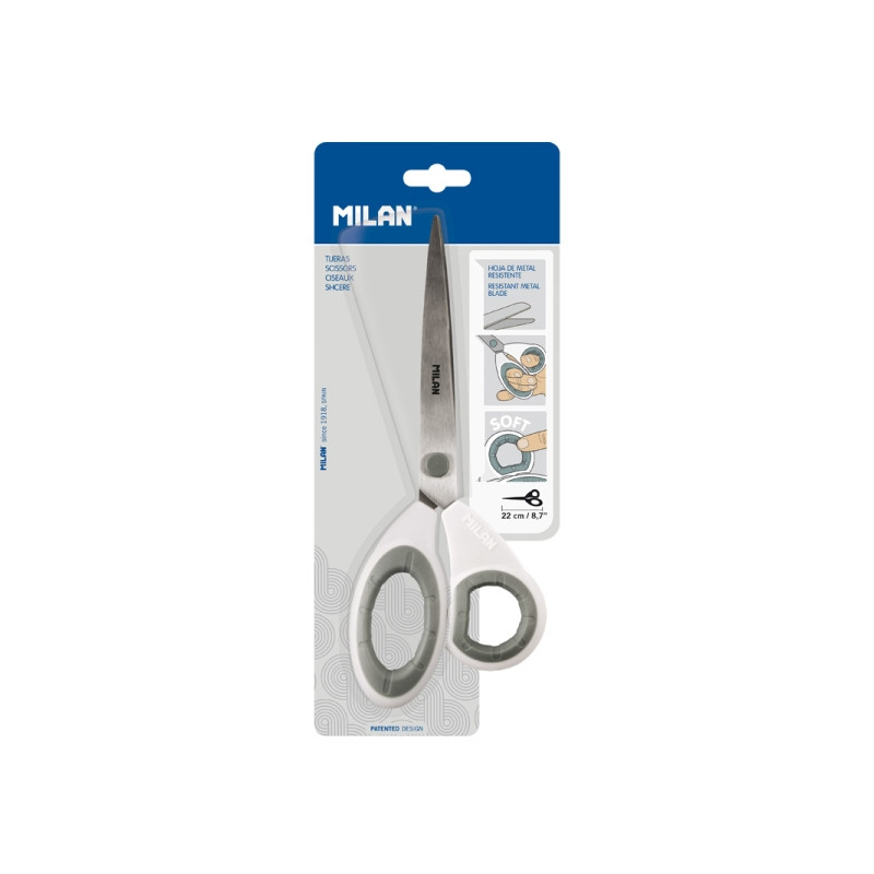 Milan Tijeras de Oficina de 22cm