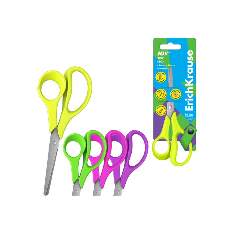 ErichKrause JOY Ergo Tijeras de 14cm para Zurdos