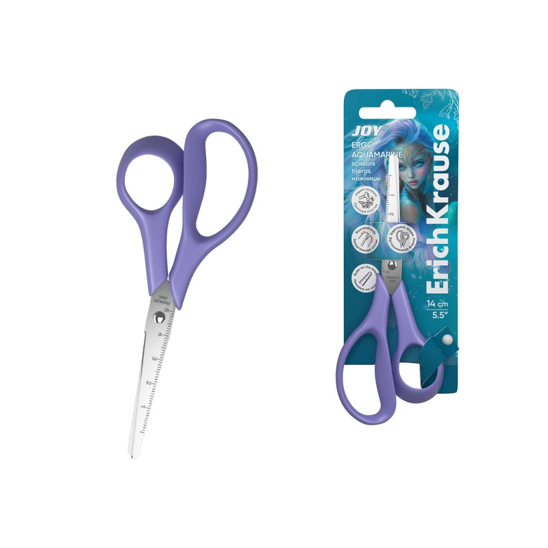 ErichKrause JOY Ergo Aquamarine Tijeras de 14cm