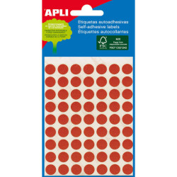 Apli Minibolsa de 288 Etiquetas Redondas Ø 8mm