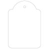Apli Pack de 400 Etiquetas Colgantes 45x65mm