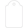 Apli Etiquetas Colgantes Blancas 22 x 35mm 500 U.