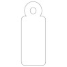 Apli Pack de 200 Etiquetas Colgantes con Hilo 13x34mm