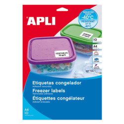 Apli Pack de 650 Etiquetas Especiales para Congelador 38.1x21.2mm