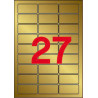 Apli Etiquetas Metalizadas 63.5 x 29.6mm 20 Hojas